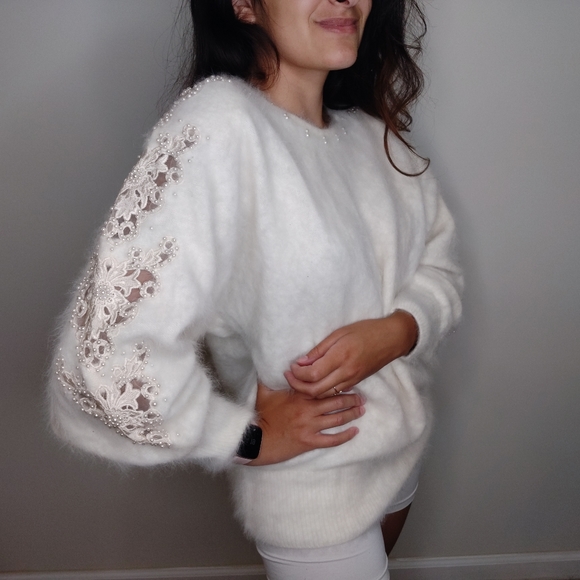 off white oversized sweater